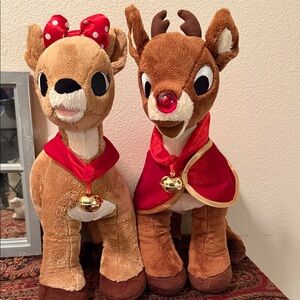 Build-A-Bear Rudolph and Clarice